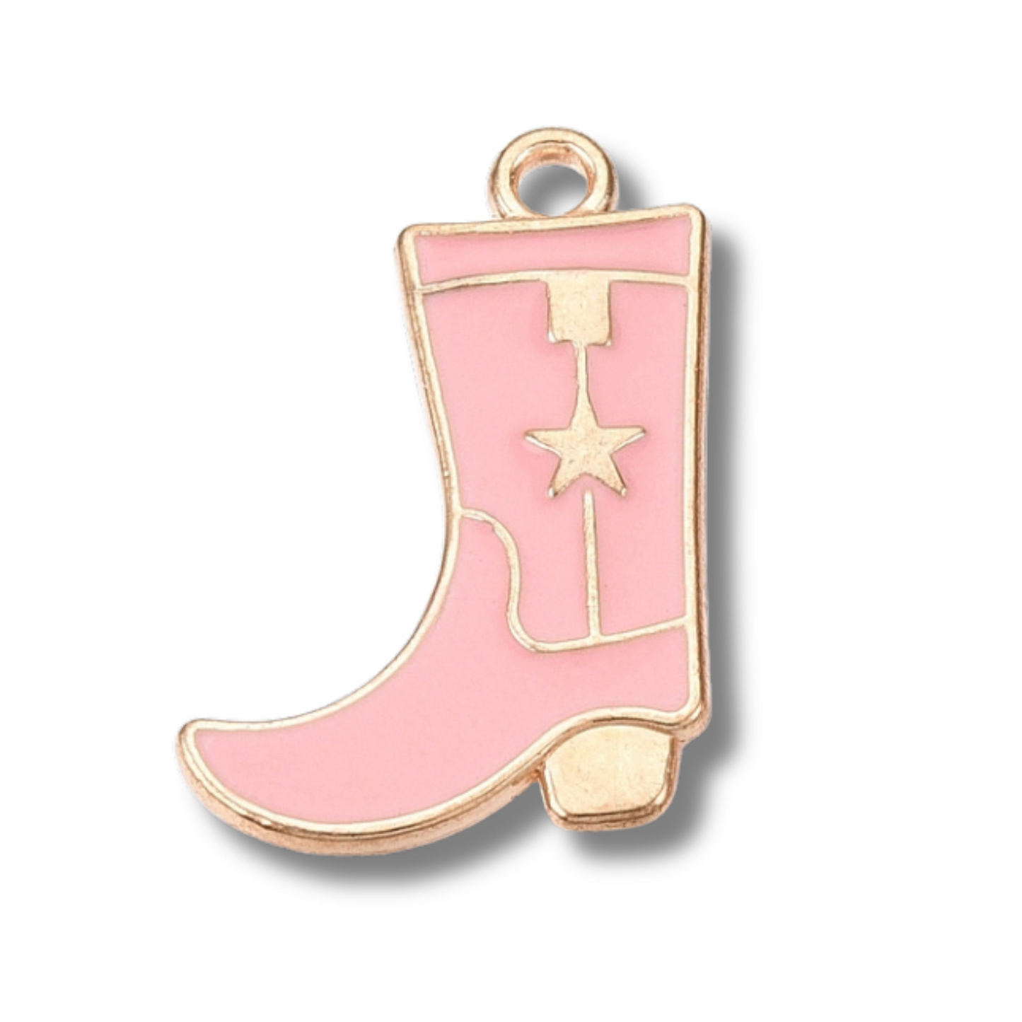 Cowboy Boot Star Charm