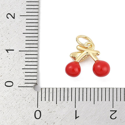 Cherry Gold Charm