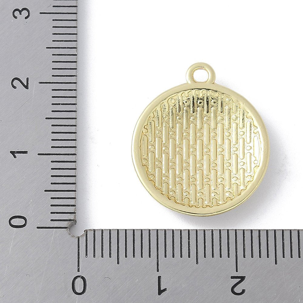 Gold Alloy Baseball Charm