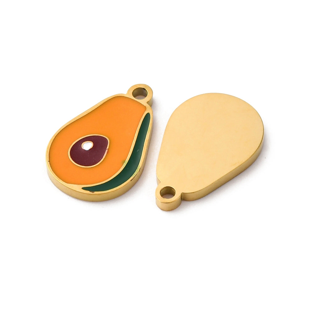 Avocado Gold Charm