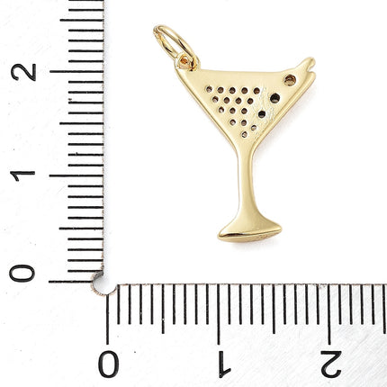 Martini Gold Charm