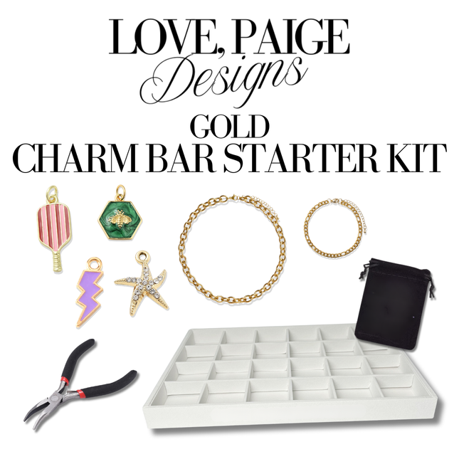 Gold Charm Bar Starter Kit Bundle