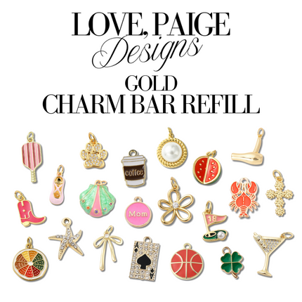 Gold Charm Bar Charm Refill Bundle