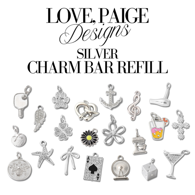 Silver Charm Bar Charm Refill Bundle