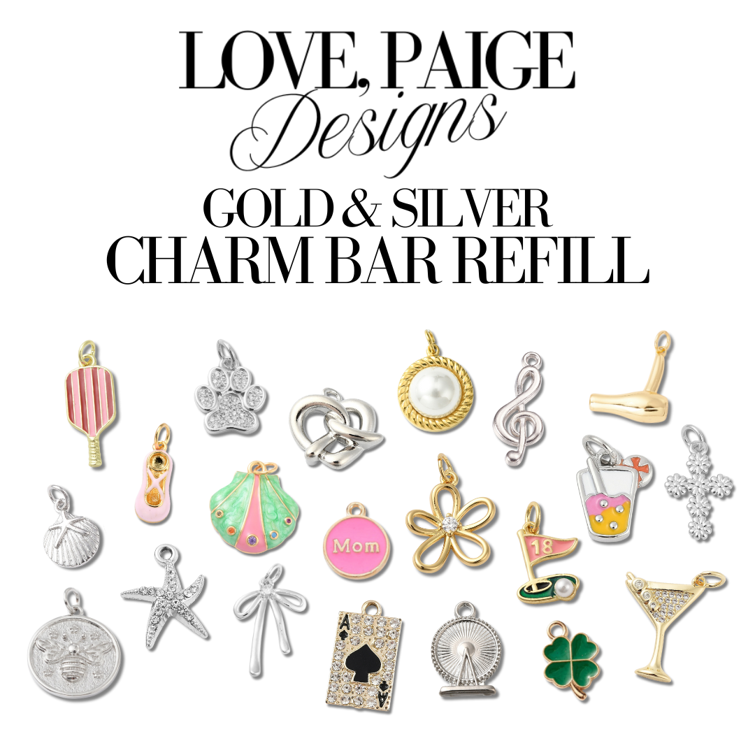 Gold & Silver Charm Bar Charm Refill Bundle