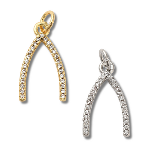 Wishbone Charm