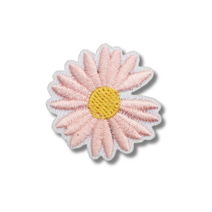 Daisy Embroidered Iron On Patch