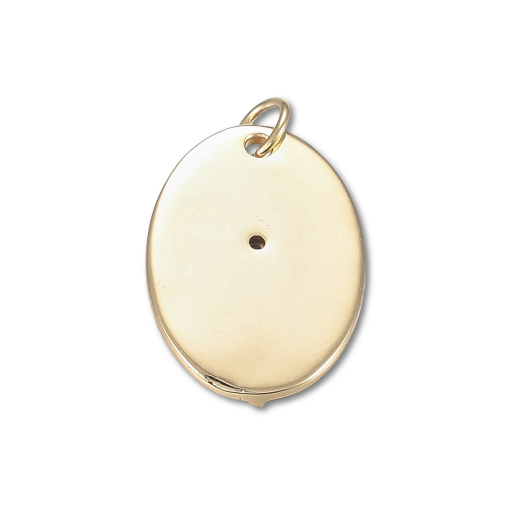 18k Gold Plated Brass Dandelion Charm