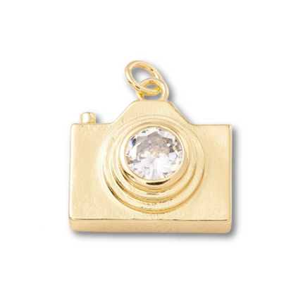 Camera Gold Charm
