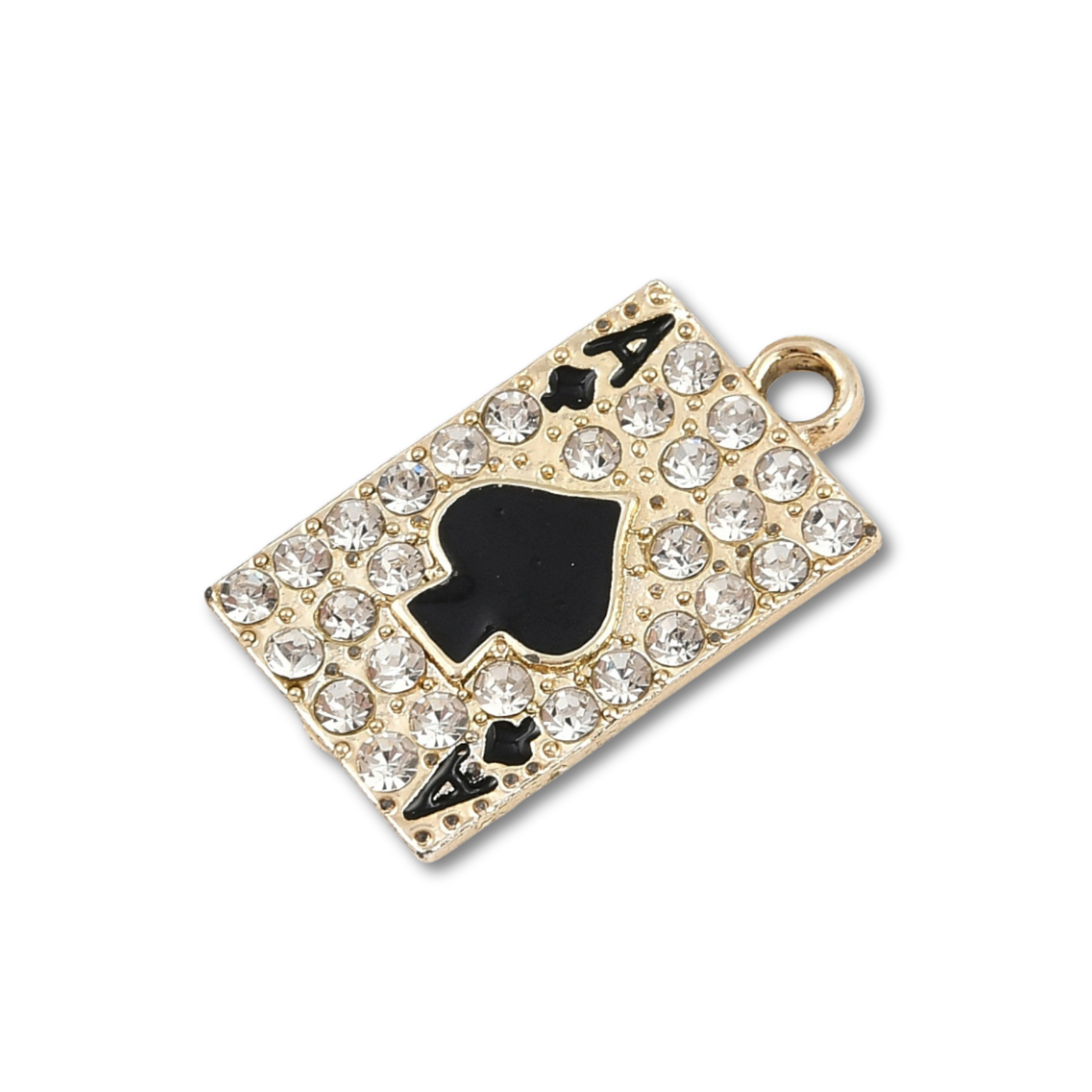 Ace of Spades Gold Charm