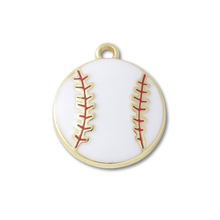 Baseball Gold Charm