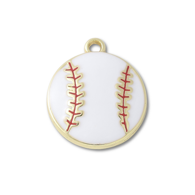 Baseball Gold Charm