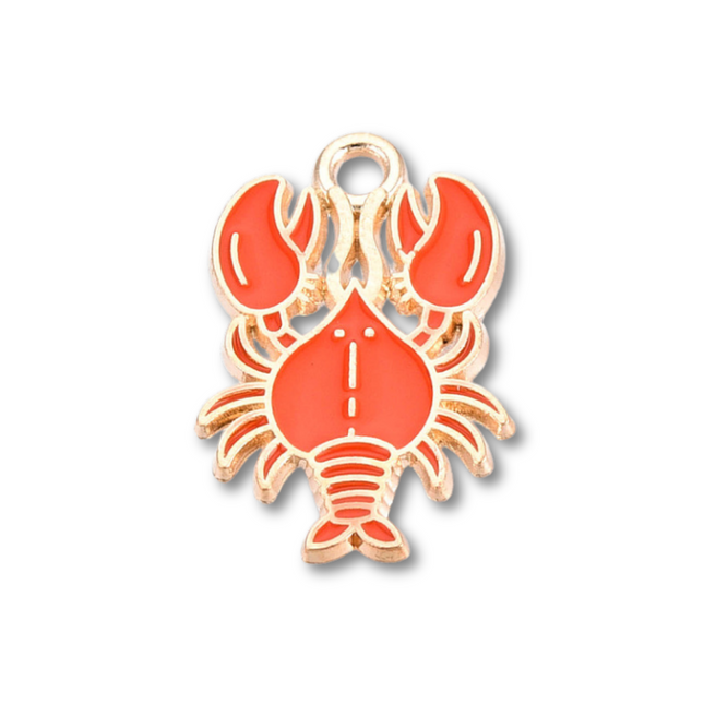 Lobster Gold Charm