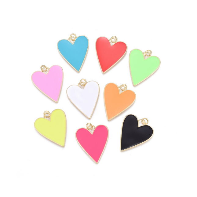 Heart Gold Charm - Assorted