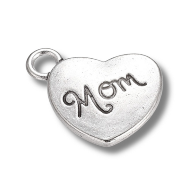 Mom Silver Charm