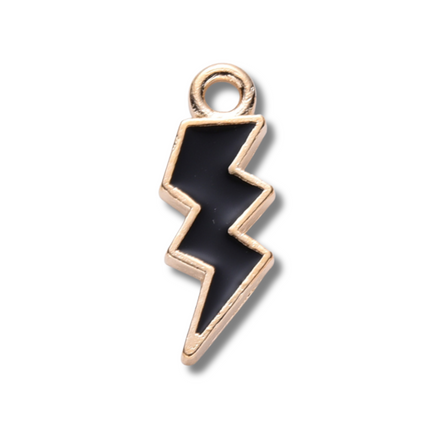 Lightening Bolt Colored Charm