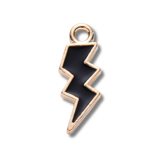 Lightening Bolt Colored Charm