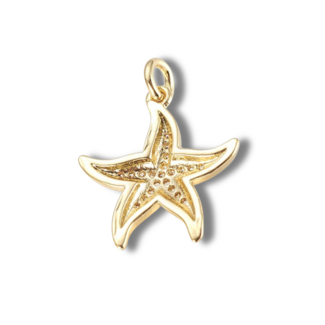 Starfish Gold Charm