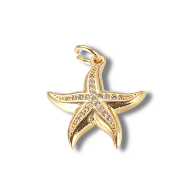 Starfish Gold Charm