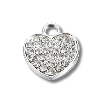 Heart Silver Charm