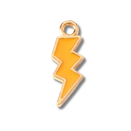 Lightening Bolt Colored Charm
