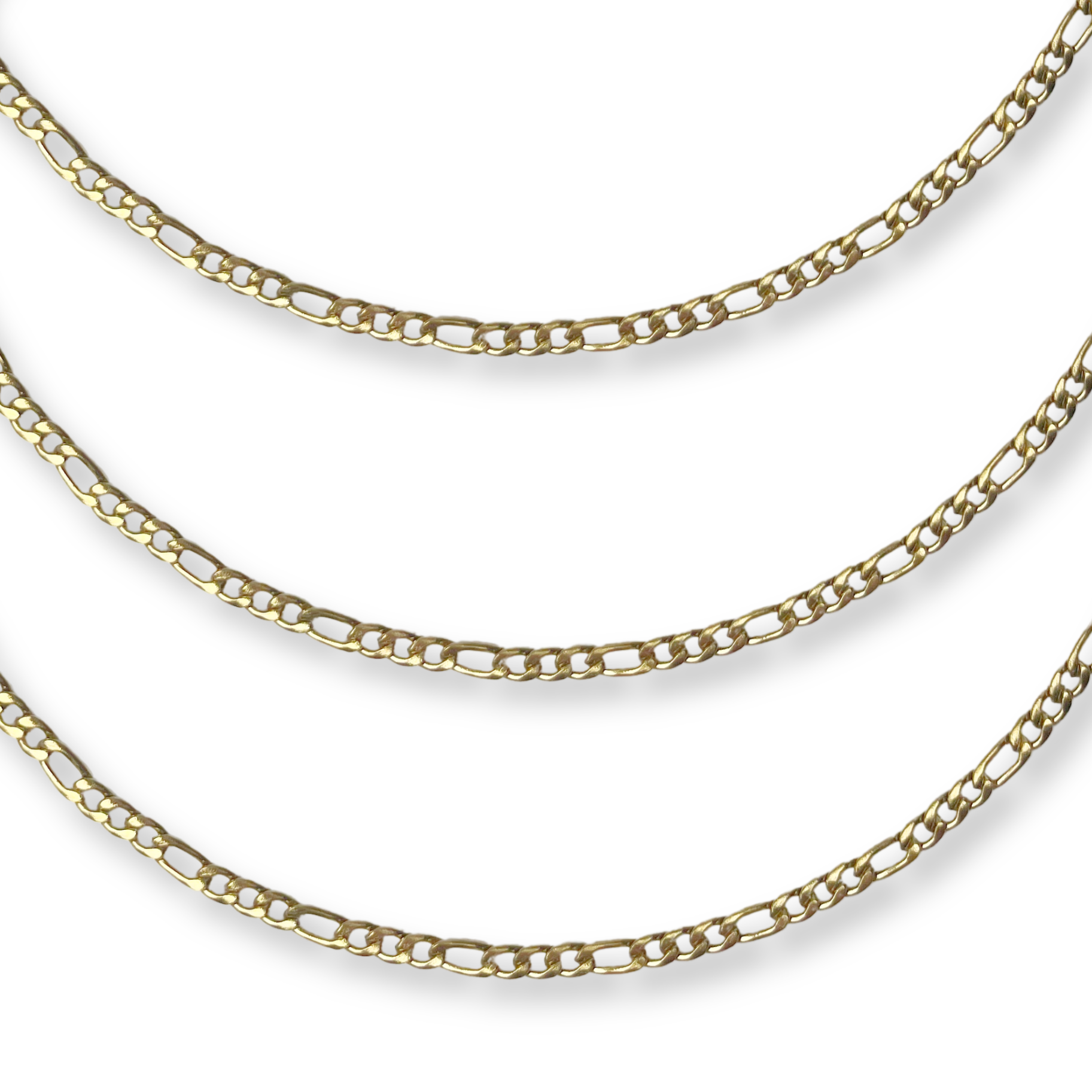 Figaro Gold Chain Bracelet