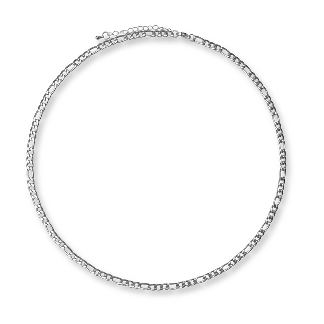 Figaro Silver Chain Necklace