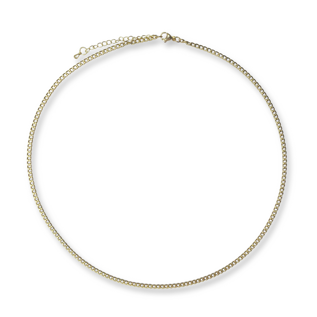Curb Gold Chain Necklace
