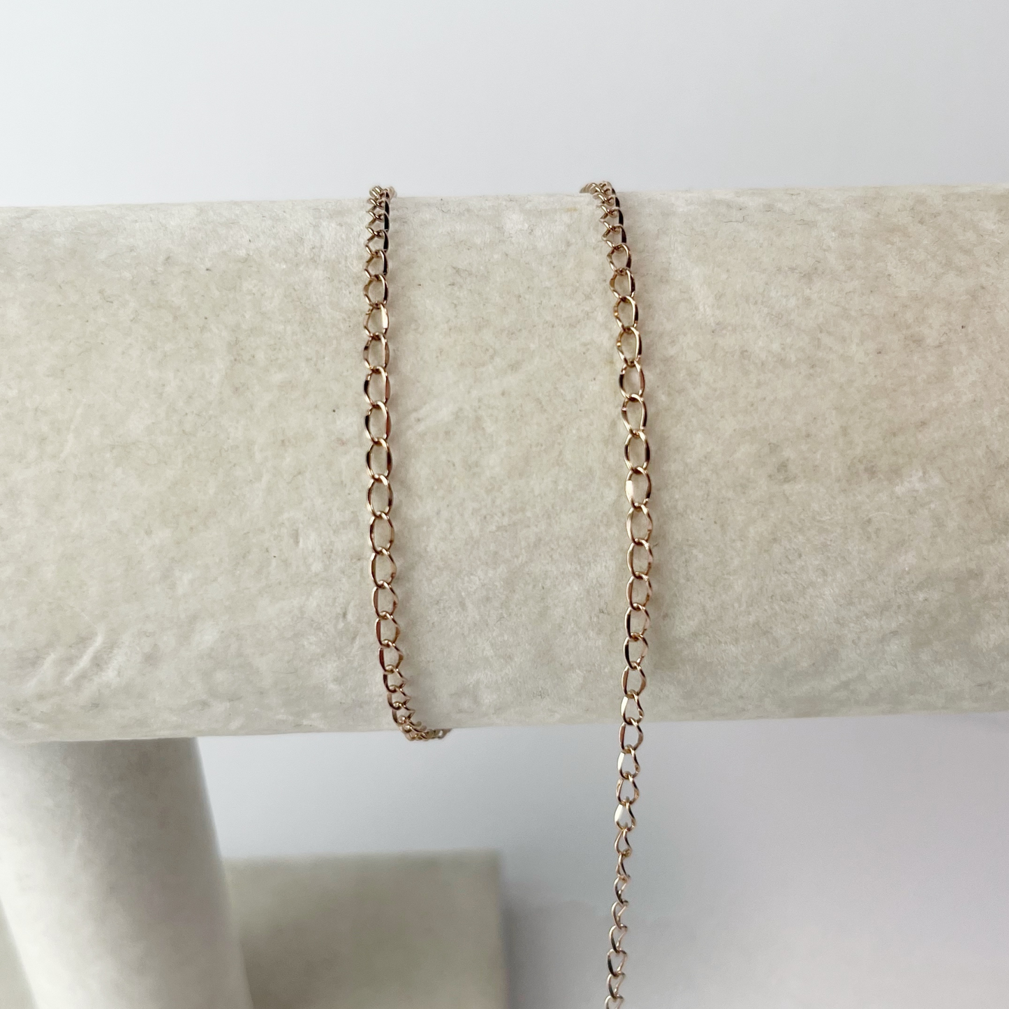 Twisted Rose Gold Chain By the Foot