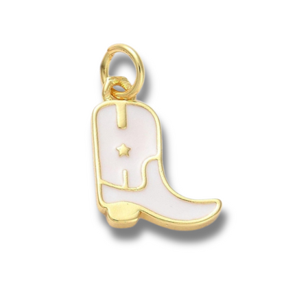 Cowboy Boot Star Charm