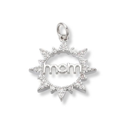 Mom Silver Charm