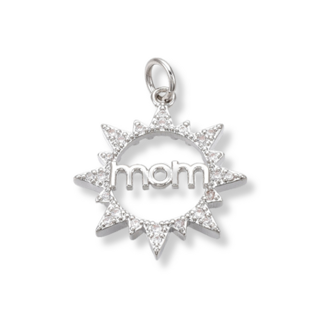 Mom Silver Charm