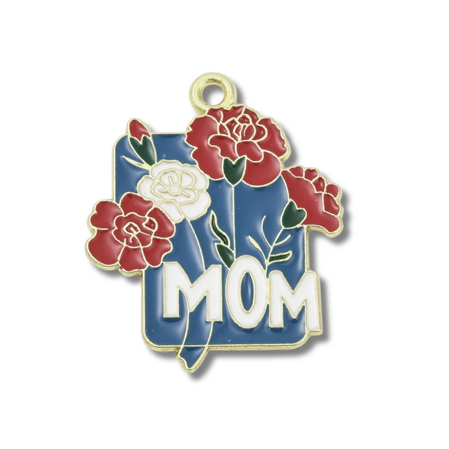 Mom Flower Charm