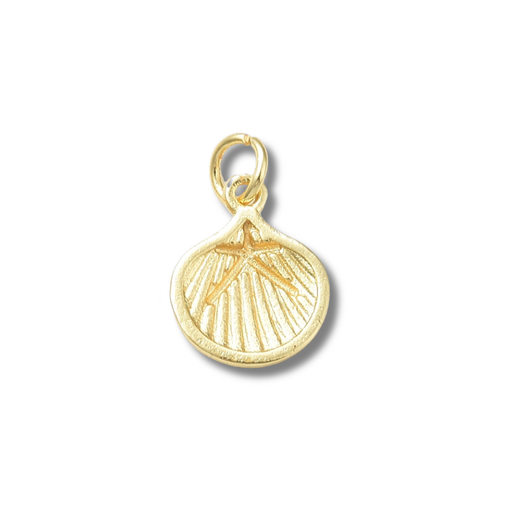 Shell Starfish Gold Charm