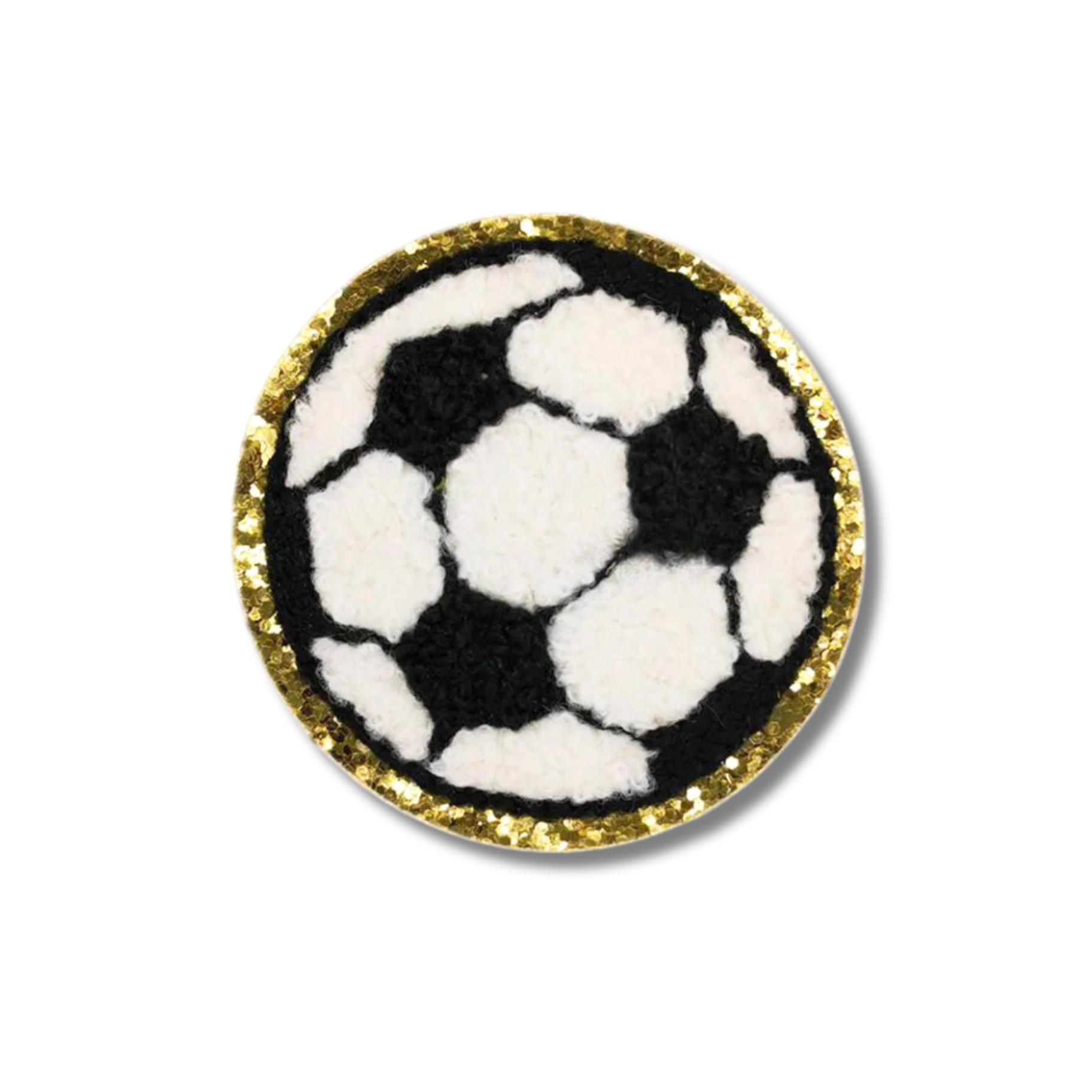 Soccer Chenille Iron On Patch