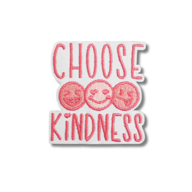 Choose Kindness Embroidered Iron On Patch