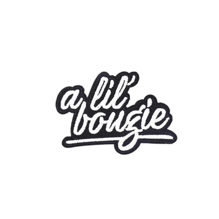 A Lil' Bougie Embroidered Iron On Patch