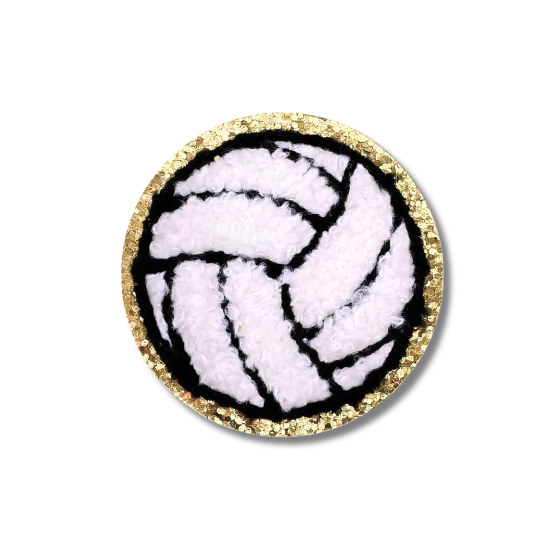 Volleyball Chenille Iron On Patch