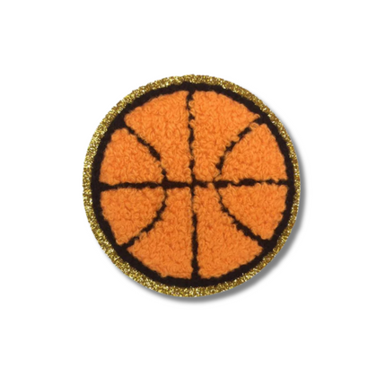 Basketball Chenille Iron On Patch