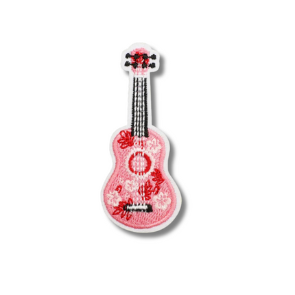 Guitar Embroidered Iron On Patch