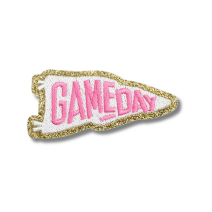 Gameday Banner Embroidered Iron On Patch