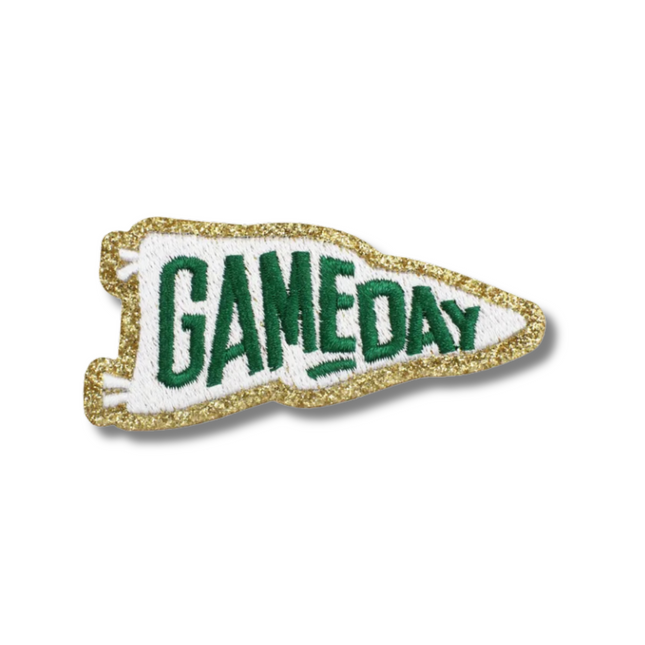 Gameday Banner Embroidered Iron On Patch