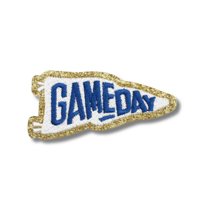 Gameday Banner Embroidered Iron On Patch