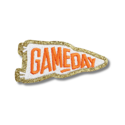 Gameday Banner Embroidered Iron On Patch