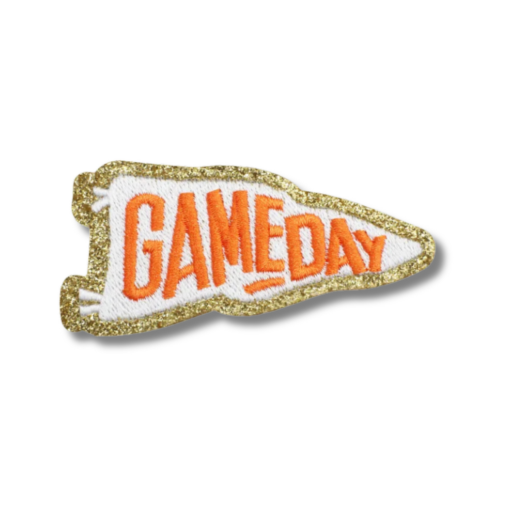Gameday Banner Embroidered Iron On Patch