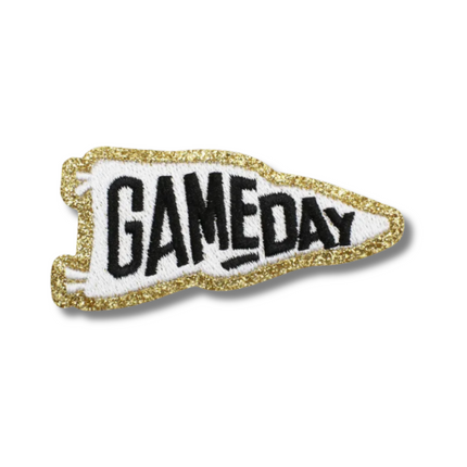 Gameday Banner Embroidered Iron On Patch