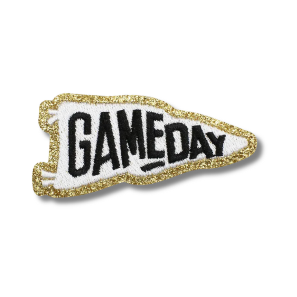Gameday Banner Embroidered Iron On Patch