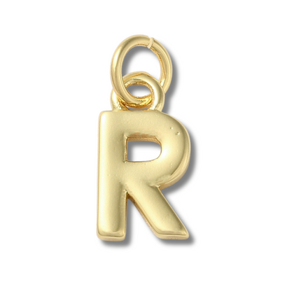 Initial Gold Charm