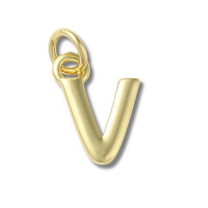Initial Gold Charm