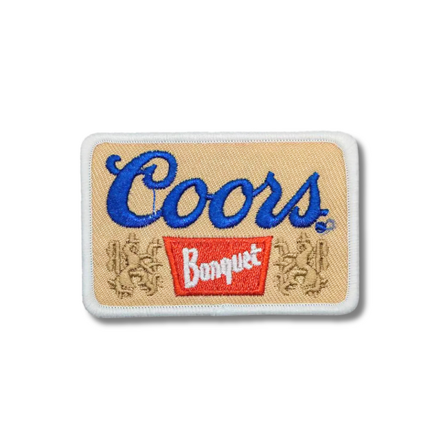 Coors Brown Embroidered Iron On Patch